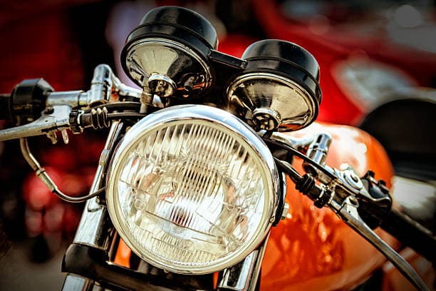 machining motorcycle lights
