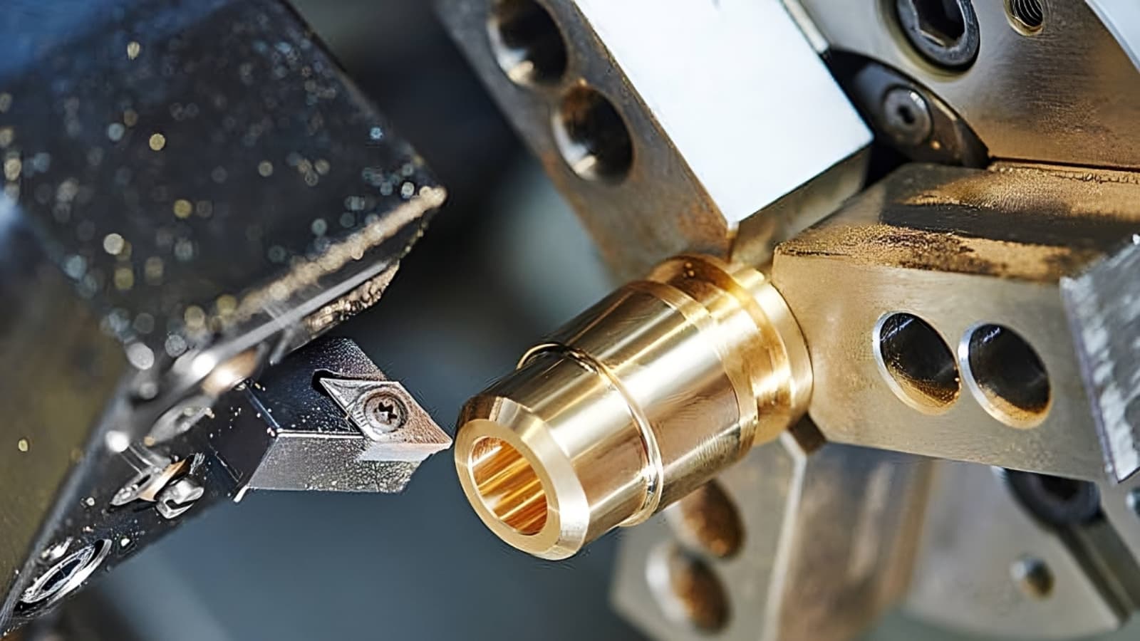 cnc lathe cutting process