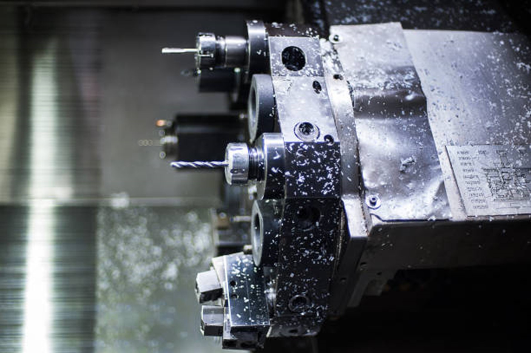 an horizontal CNC turning center