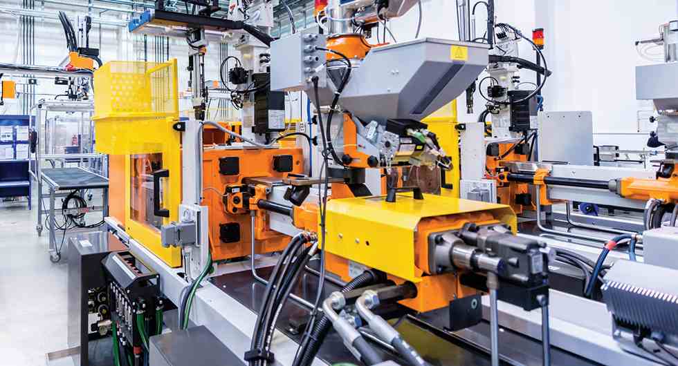 injection molding machine lubrication system