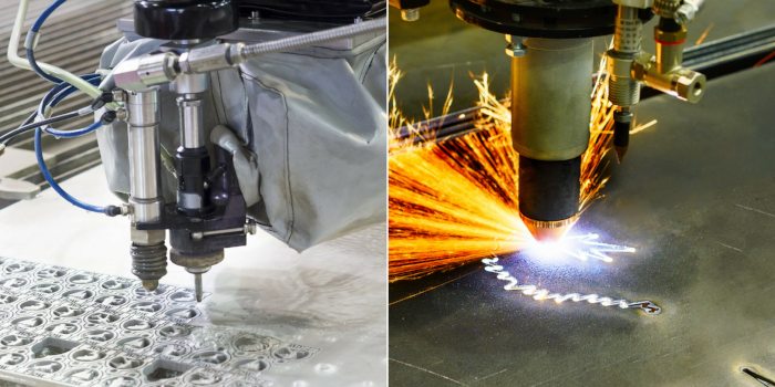 material selection waterjet vs plasma cutting