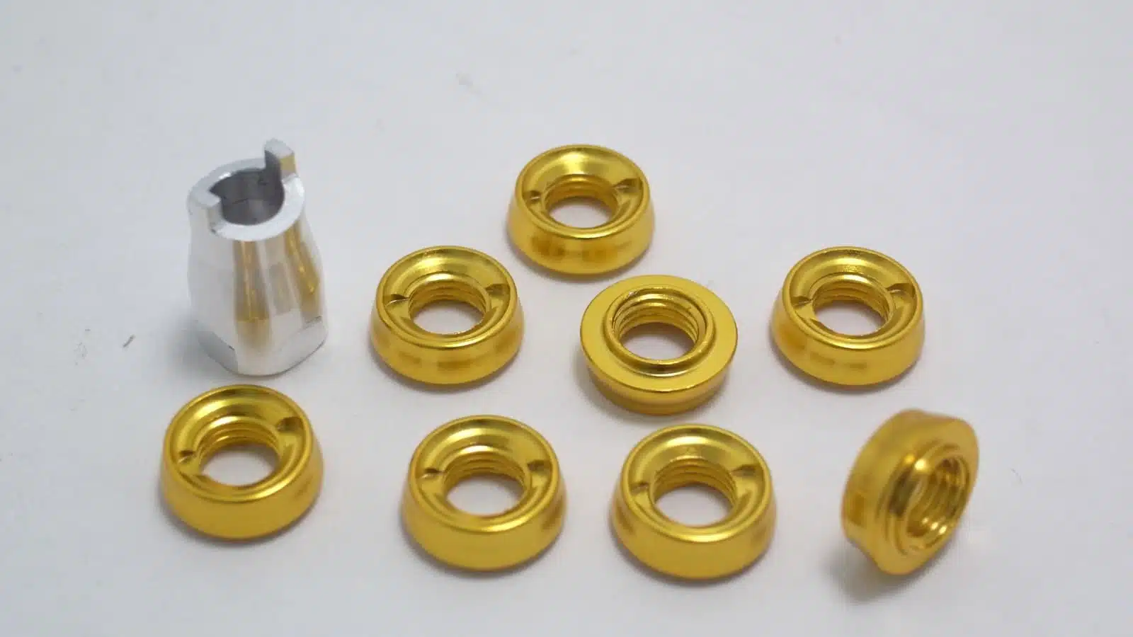 electroplating finished cnc parts