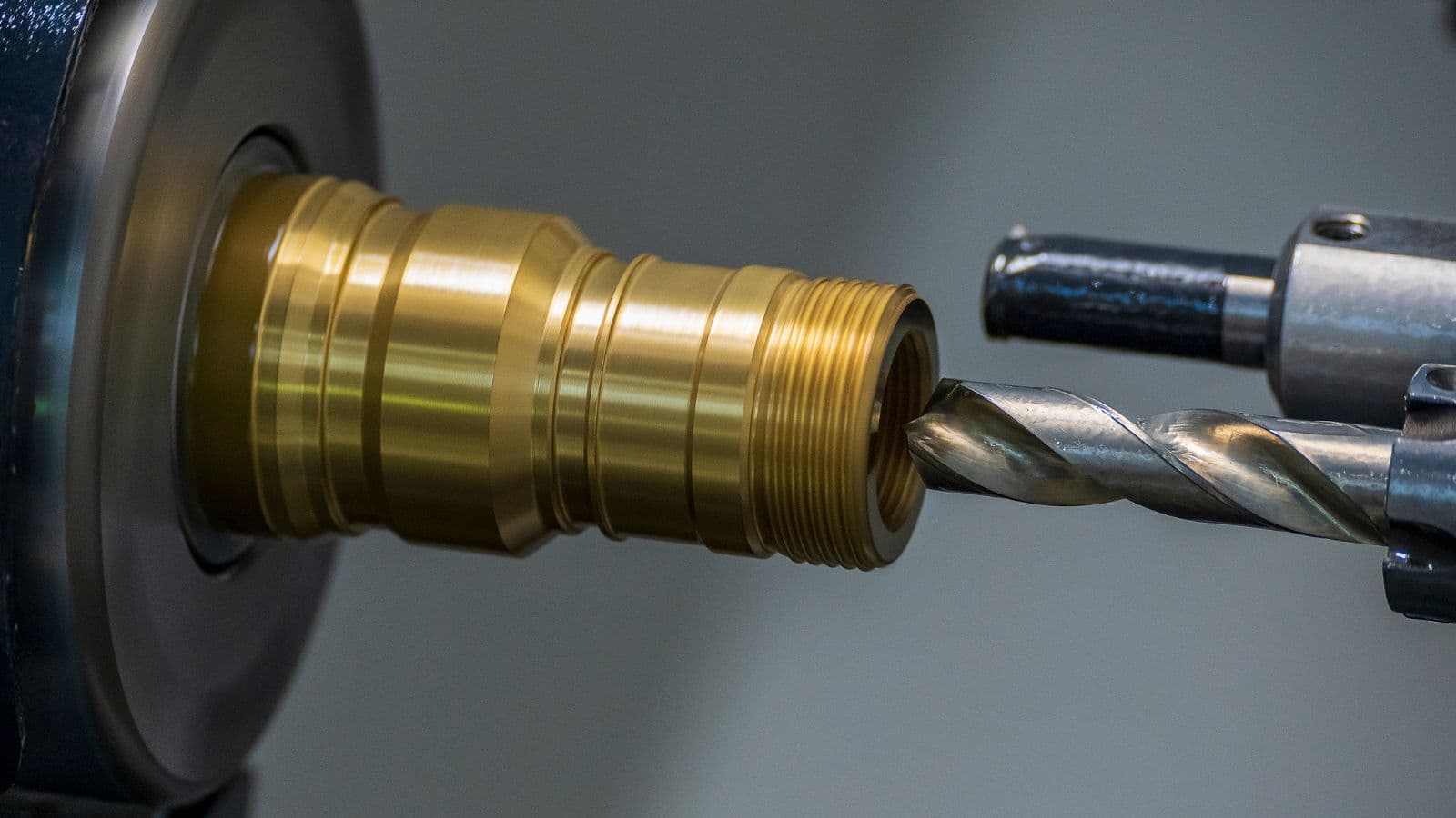cnc drilling on brass